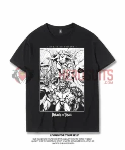 OneHeroSuits Attack On Titan Creative Print Anime The Nine Titan T-shirt