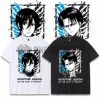 OneHeroSuits Attack On Titan Creative Print Anime T-shirt Eren/Levi/Mikasa