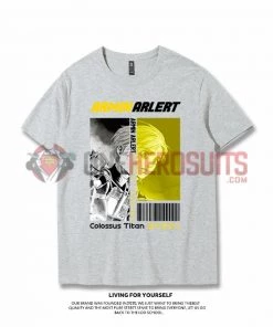OneHeroSuits Attack On Titan Creative Print Anime Colorful T-shirt Levi/Eren/Mikasa/Armin