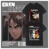 OneHeroSuits Attack On Titan Creative Print Anime Colorful T-shirt Levi/Eren/Mikasa/Armin