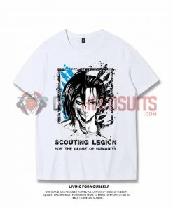 OneHeroSuits Attack On Titan Creative Print Anime T-shirt Eren/Wings Of Liberty