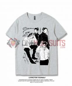 OneHeroSuits Jujutsu Kaisen Creative Print Anime T-shirt Gojo Satoru/Geto Suguru