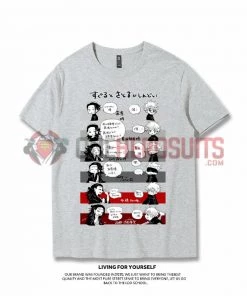 OneHeroSuits Jujutsu Kaisen Creative Print Anime Gojo Satoru And Geto Suguru Joint T-shirt