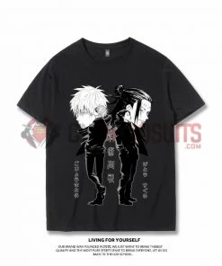 OneHeroSuits Jujutsu Kaisen Creative Print Anime Gojo Satoru And Geto Suguru Joint T-shirt