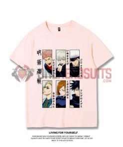 OneHeroSuits Jujutsu Kaisen Creative Print Anime T-shirt Fushiguro Megumi/Itadori Yuji