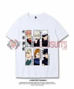 OneHeroSuits Jujutsu Kaisen Creative Print Anime T-shirt Fushiguro Megumi/Itadori Yuji