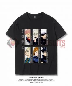 OneHeroSuits Jujutsu Kaisen Creative Print Anime T-shirt Fushiguro Megumi/Itadori Yuji