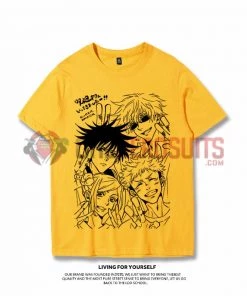 OneHeroSuits Jujutsu Kaisen Creative Print Anime T-shirt Two Styles Available