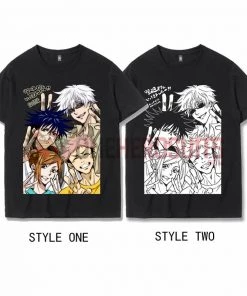 OneHeroSuits Jujutsu Kaisen Creative Print Anime T-shirt Two Styles Available