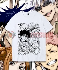 OneHeroSuits Jujutsu Kaisen Creative Print Anime T-shirt Two Styles Available