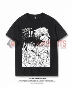 OneHeroSuits Jujutsu Kaisen Creative Print Anime T-shirt Two Styles Available