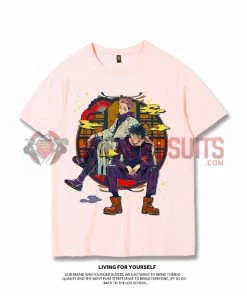 OneHeroSuits Jujutsu Kaisen Creative Print Anime T-shirt Five Colors Available