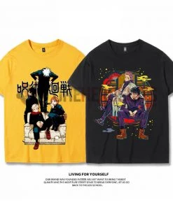 OneHeroSuits Jujutsu Kaisen Creative Print Anime T-shirt Five Colors Available