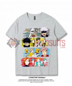 OneHeroSuits Jujutsu Kaisen Creative Print Anime T-shirt Kugisaki Nobara/Itadori Yuji