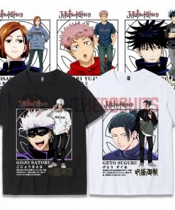 OneHeroSuits Jujutsu Kaisen Creative Print Anime T-shirt Five Characters Available