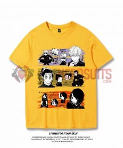 OneHeroSuits Jujutsu Kaisen Creative Print Anime Colorful T-shirt Geto Suguru/Gojo Satoru