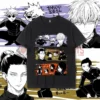 OneHeroSuits Jujutsu Kaisen Creative Print Anime Colorful T-shirt Geto Suguru/Gojo Satoru