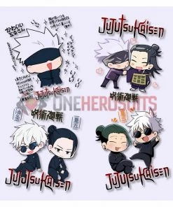 OneHeroSuits Jujutsu Kaisen Creative Print Anime Creative T-shirt Geto Suguru/Gojo Satoru