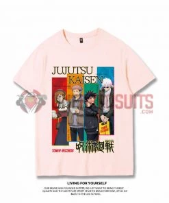 OneHeroSuits Jujutsu Kaisen Creative Print Anime Joint T-shirt Fushiguro Megumi/Inumaki Toge