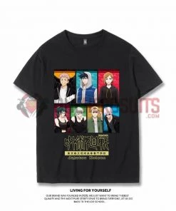 OneHeroSuits Jujutsu Kaisen Creative Print Anime Joint T-shirt Fushiguro Megumi/Inumaki Toge