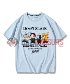 OneHeroSuits Demon Slayer Creative Print Anime T-shirt Two Styles
