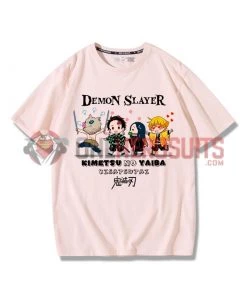 OneHeroSuits Demon Slayer Creative Print Anime T-shirt Two Styles