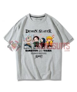 OneHeroSuits Demon Slayer Creative Print Anime T-shirt Two Styles