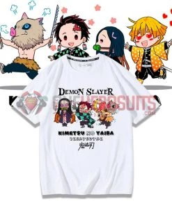 OneHeroSuits Demon Slayer Creative Print Anime T-shirt Two Styles