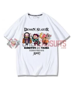 OneHeroSuits Demon Slayer Creative Print Anime T-shirt Two Styles