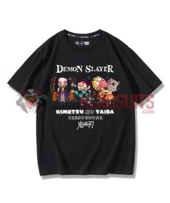 OneHeroSuits Demon Slayer Creative Print Anime T-shirt Two Styles