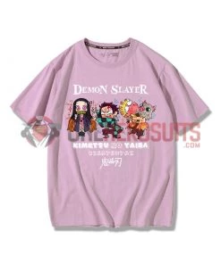 OneHeroSuits Demon Slayer Creative Print Anime T-shirt Two Styles