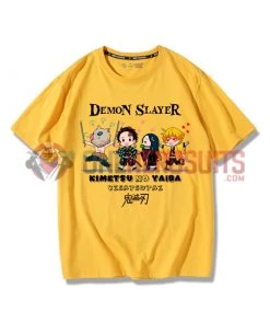OneHeroSuits Demon Slayer Creative Print Anime T-shirt Two Styles