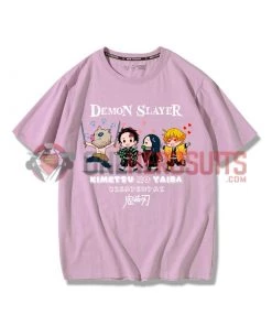 OneHeroSuits Demon Slayer Creative Print Anime T-shirt Two Styles