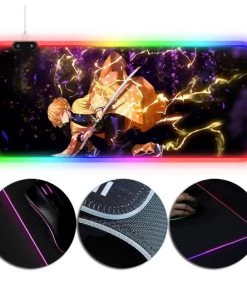 OneHeroSuits RGB Lighting Mouse Pad Zenitsu Agatsuma No Yaiba Breath Of Thunder Ver.1 11 OneHeroSuits RGB Lighting Mouse Pad Zenitsu Agatsuma No Yaiba Breath Of Thunder Ver.1
