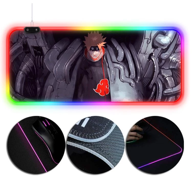 OneHeroSuits Naruto Pain Akatsuki Nagato Creative Printing RGB Gaming Mouse Pad Extra Large 1 OneHeroSuits Naruto Pain Akatsuki Nagato Creative Printing RGB Gaming Mouse Pad Extra Large