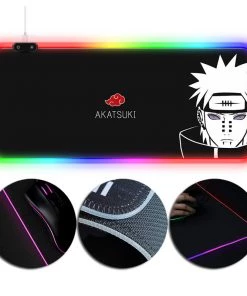 OneHeroSuits Naruto Mouse Pad Akatsuki Pain Printed RGB Gaming Mouse Pad Extra Large