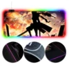 OneHeroSuits Attack On Titan Mikasa Ackerman Creative Printing RGB LED Gaming Mouse Pad Extra Large