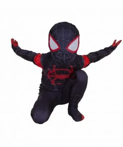 OneHeroSuits Zentai/Jumpsuit Kids Miles Morales Cosplay Suit Into The Spider Verse Spandex BodySuit
