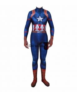 OneHeroSuits Kids/Adults Captain America 3D Printed Spandex Cosplay Bodysuit Entry-level Cosplay Bodysuit & Zentai