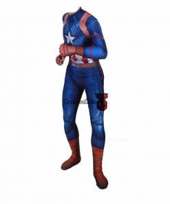 OneHeroSuits Kids/Adults Captain America 3D Printed Spandex Cosplay Bodysuit Entry-level Cosplay Bodysuit & Zentai