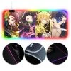 OneHeroSuits RGB Gaming Mouse Pad Demon Slayer Kimetsu No Yaiba Creative Printing