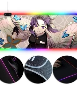 OneHeroSuits Demon Slayer Kimetsu No Yaiba Painting RGB Mouse Pad