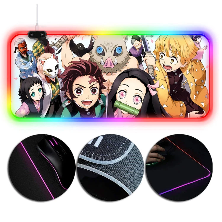 OneHeroSuits Demon Slayer Tanjiro Kamado Team Printing RGB Mouse Pad 1 OneHeroSuits Demon Slayer Tanjiro Kamado Team Printing RGB Mouse Pad