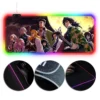 OneHeroSuits Demon Slayer All Hashira Characters Printed RGB Gaming Mouse Pad Extra Large V2