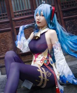 OneHeroSuits Ganyu Genshin Impact Cosplay Costume Full Set Of Cosplay Suit Costumes