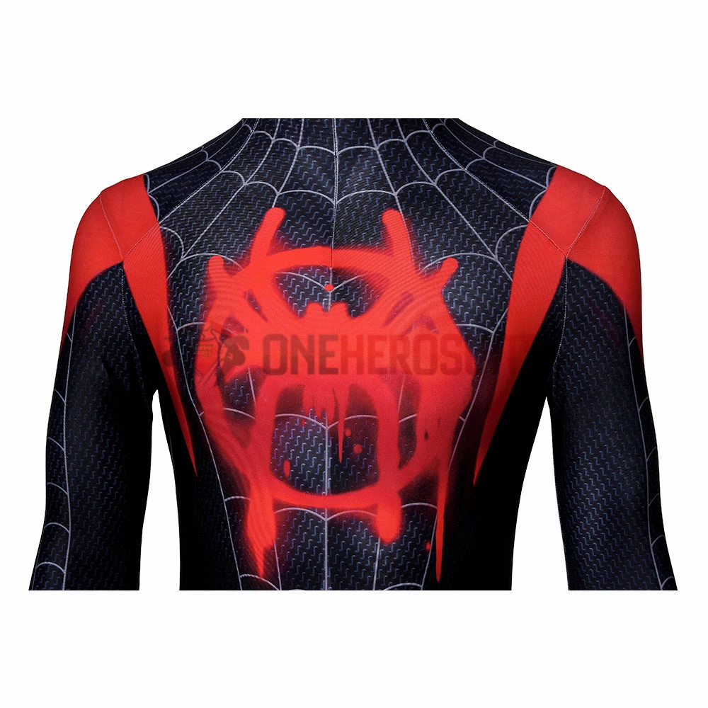 OneHeroSuits Zentai/Jumpsuit Spider-Man Into The Spider-Verse Miles Morales Cosplay Costume HD Printed Jumpsuits 7 OneHeroSuits Zentai/Jumpsuit Spider-Man Into The Spider-Verse Miles Morales Cosplay Costume HD Printed Jumpsuits