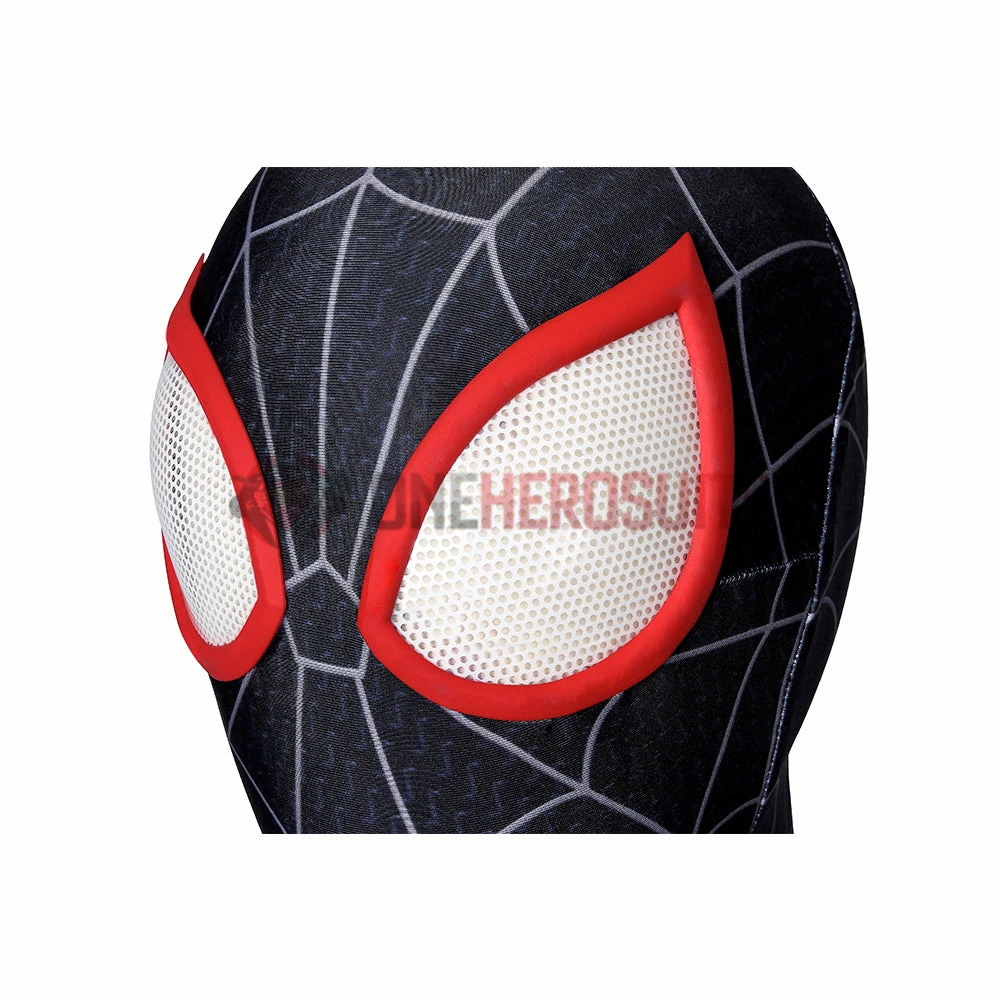OneHeroSuits Zentai/Jumpsuit Spider-Man Into The Spider-Verse Miles Morales Cosplay Costume HD Printed Jumpsuits 6 OneHeroSuits Zentai/Jumpsuit Spider-Man Into The Spider-Verse Miles Morales Cosplay Costume HD Printed Jumpsuits