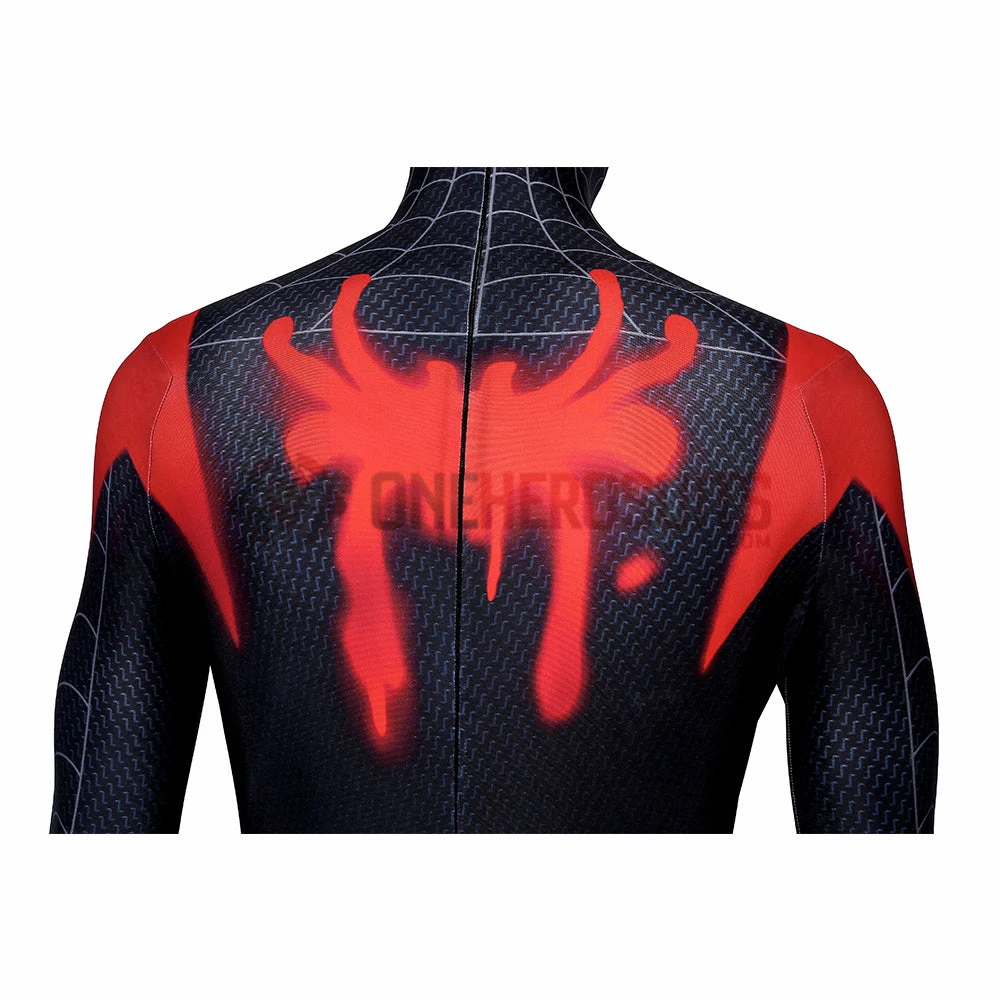 OneHeroSuits Zentai/Jumpsuit Spider-Man Into The Spider-Verse Miles Morales Cosplay Costume HD Printed Jumpsuits 11 OneHeroSuits Zentai/Jumpsuit Spider-Man Into The Spider-Verse Miles Morales Cosplay Costume HD Printed Jumpsuits