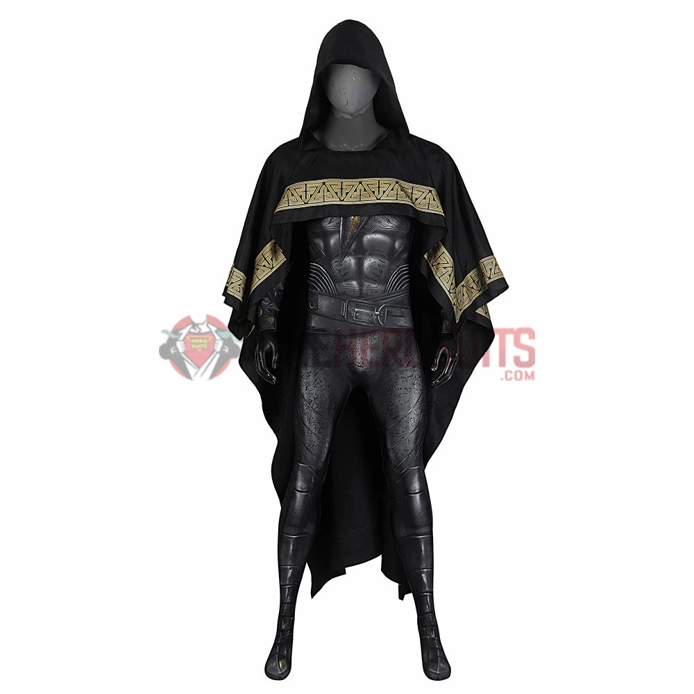 OneHeroSuits Black Adam Cosplay Costume 3D Printed Jumpsuits With Cloak Costumes 3 OneHeroSuits Black Adam Cosplay Costume 3D Printed Jumpsuits With Cloak Costumes