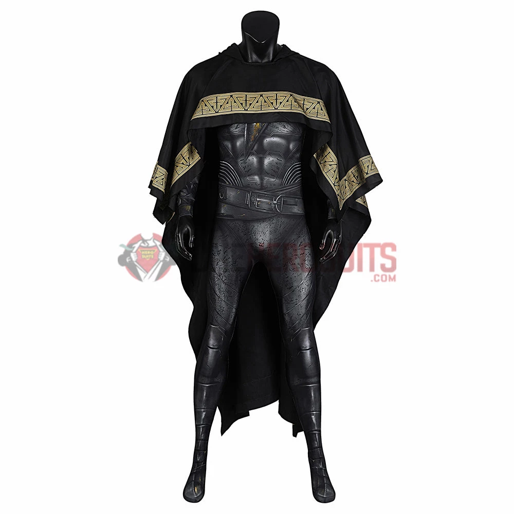 OneHeroSuits Black Adam Cosplay Costume 3D Printed Jumpsuits With Cloak Costumes 4 OneHeroSuits Black Adam Cosplay Costume 3D Printed Jumpsuits With Cloak Costumes
